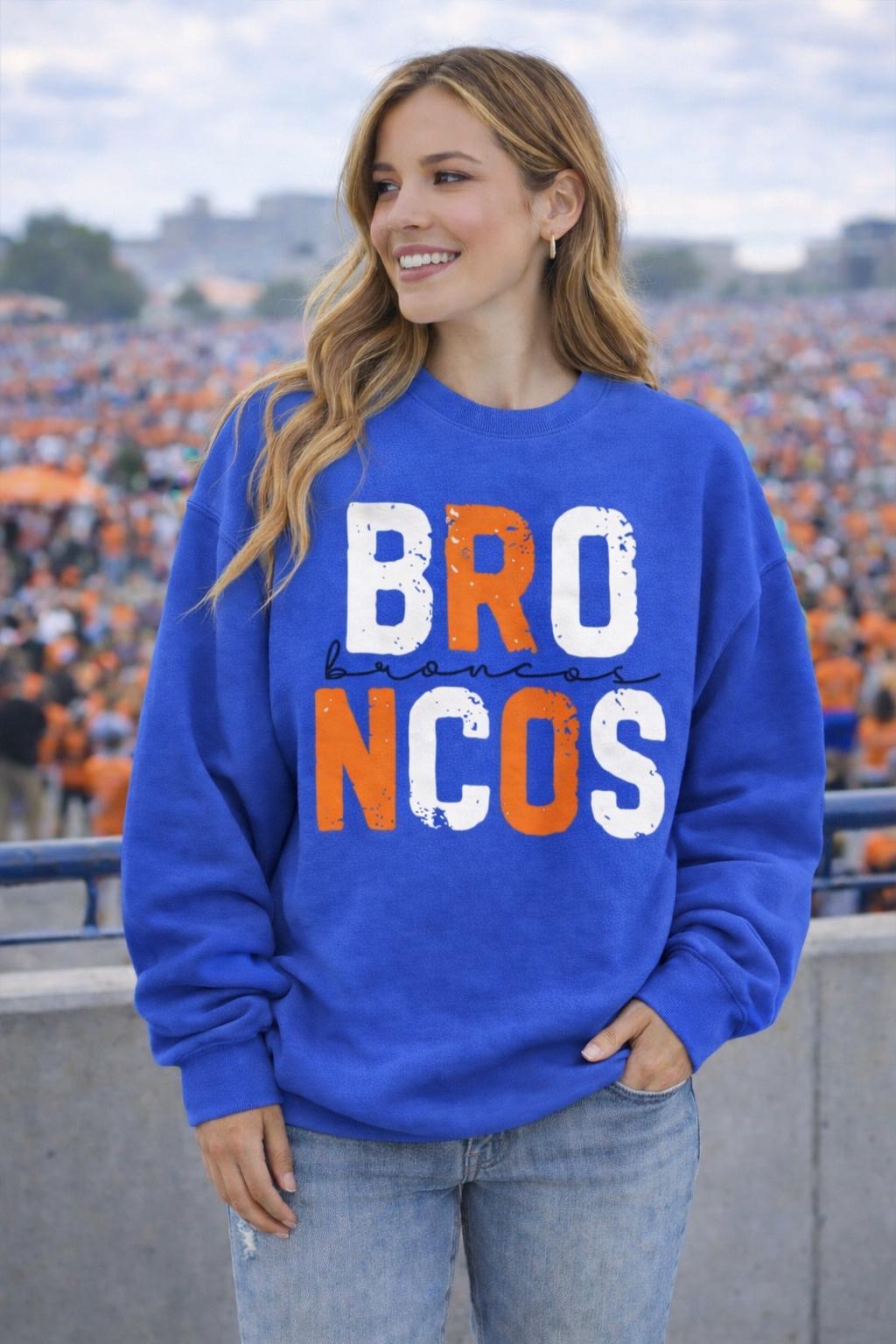Broncos Football Sweatshirt