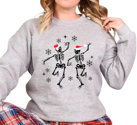 Dancing Skeleton Christmas Sweatshirt