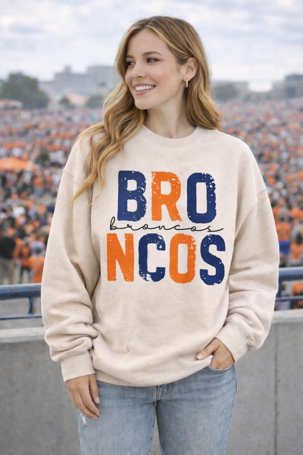 Broncos Football Sweatshirt