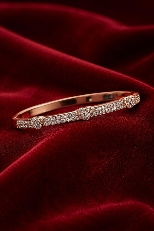 Heart Bangle Bracelet
