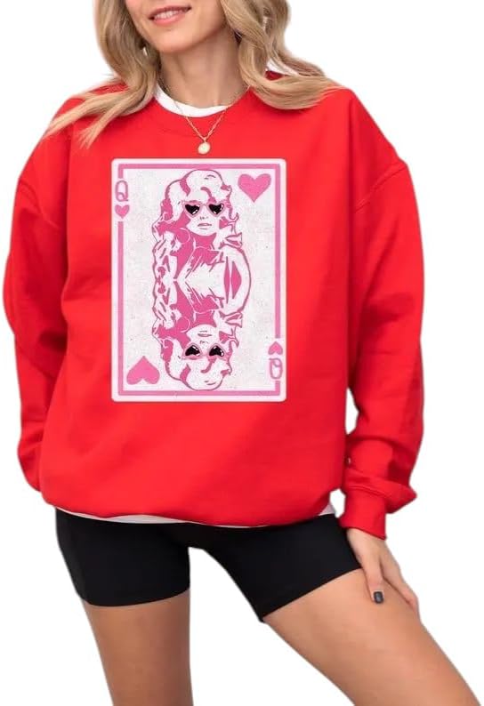 Queen of Hearts Valentine Sweatshirt