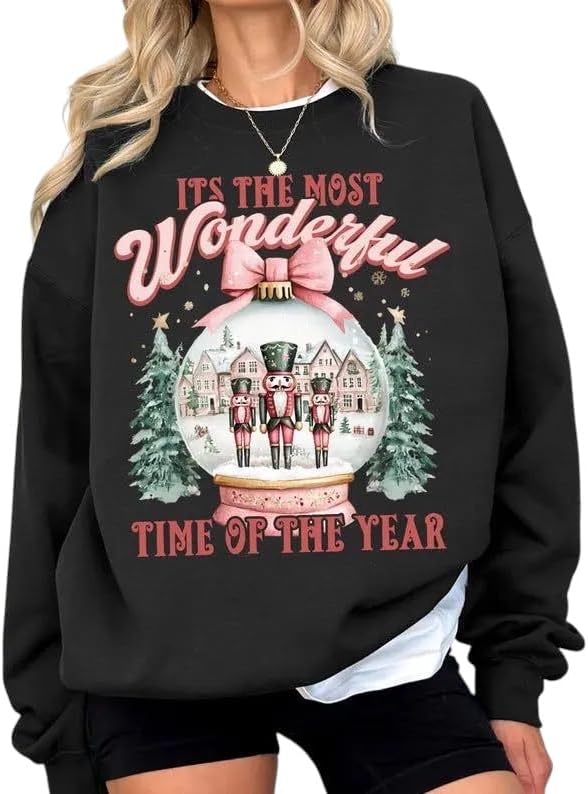 Nutcracker Snow Globe Christmas Sweatshirt