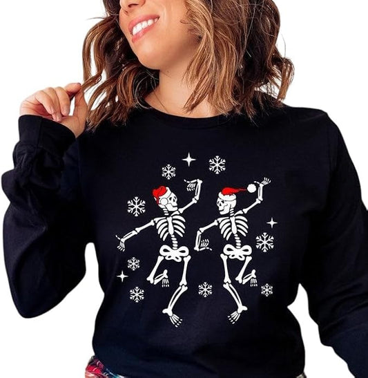 Dancing Skeleton Christmas Sweatshirt