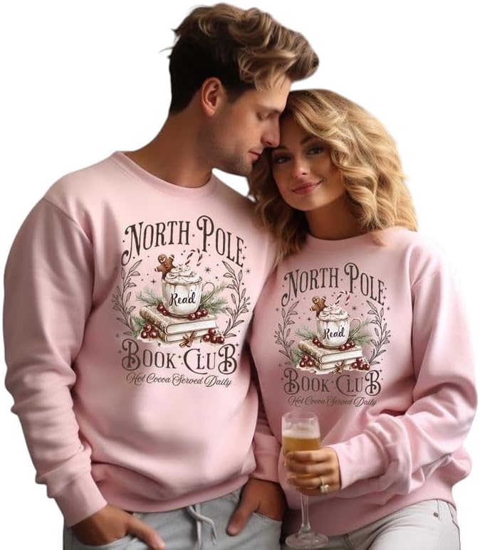 North Pole Book Club Christmas Sweatshirt
