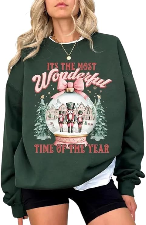 Nutcracker Snow Globe Christmas Sweatshirt