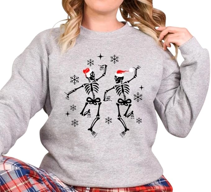 Dancing Skeleton Christmas Sweatshirt