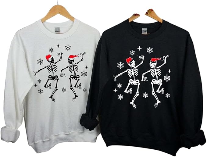 Dancing Skeleton Christmas Sweatshirt
