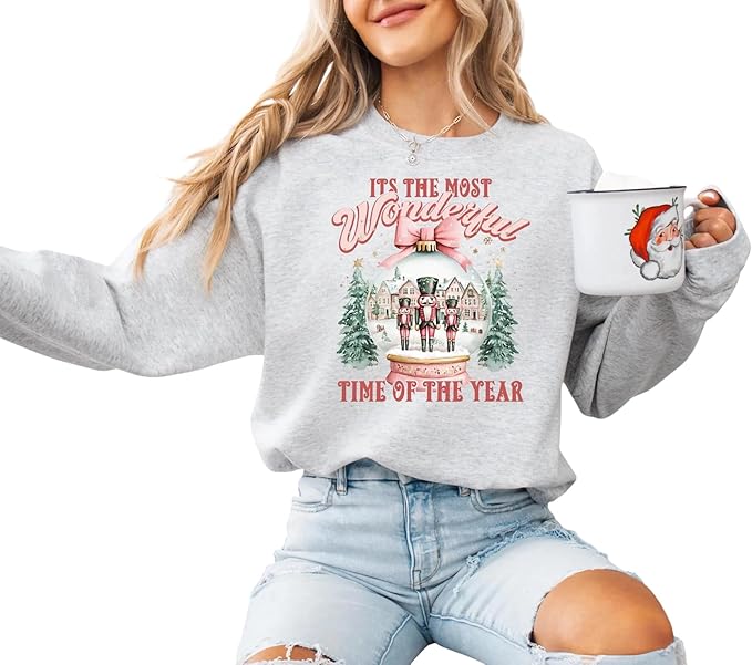 Nutcracker Snow Globe Christmas Sweatshirt