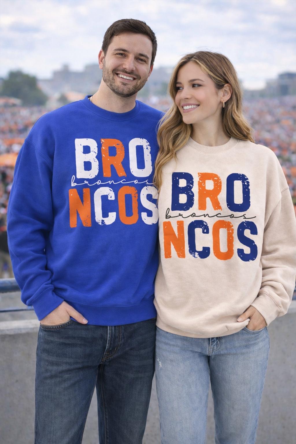 Broncos Football Sweatshirt