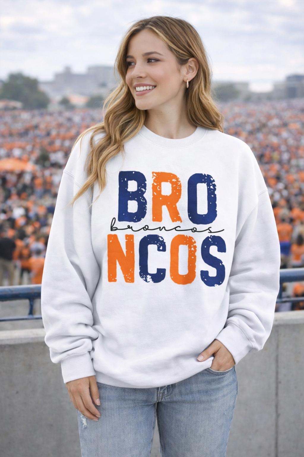 Broncos Football Sweatshirt
