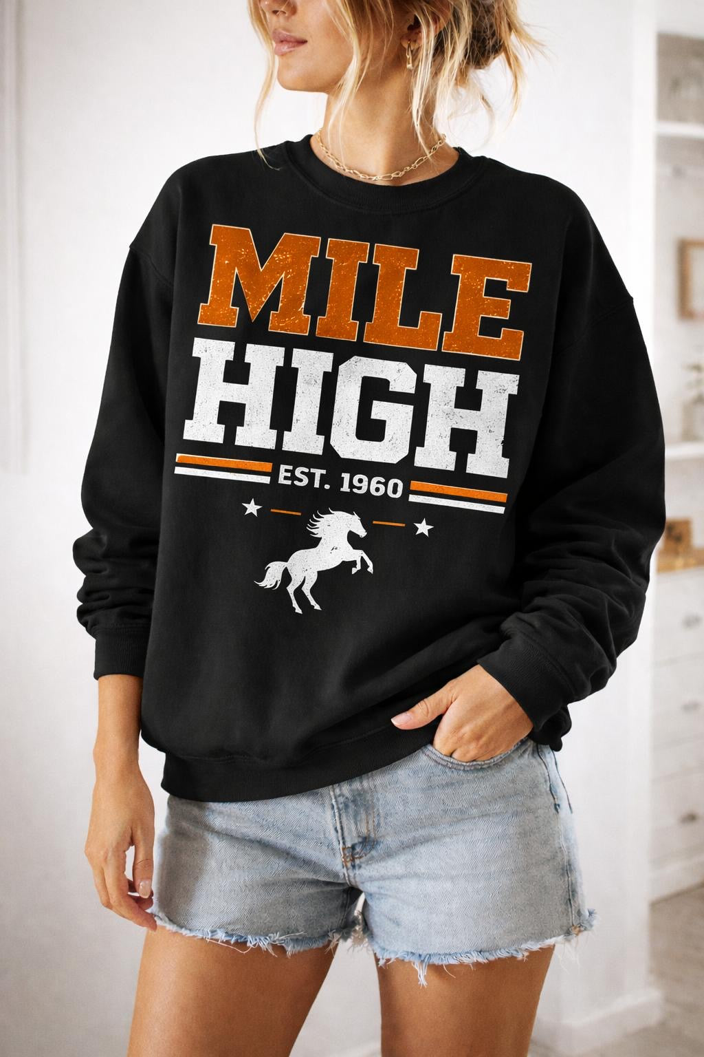 Mile High Football Sweatshirt