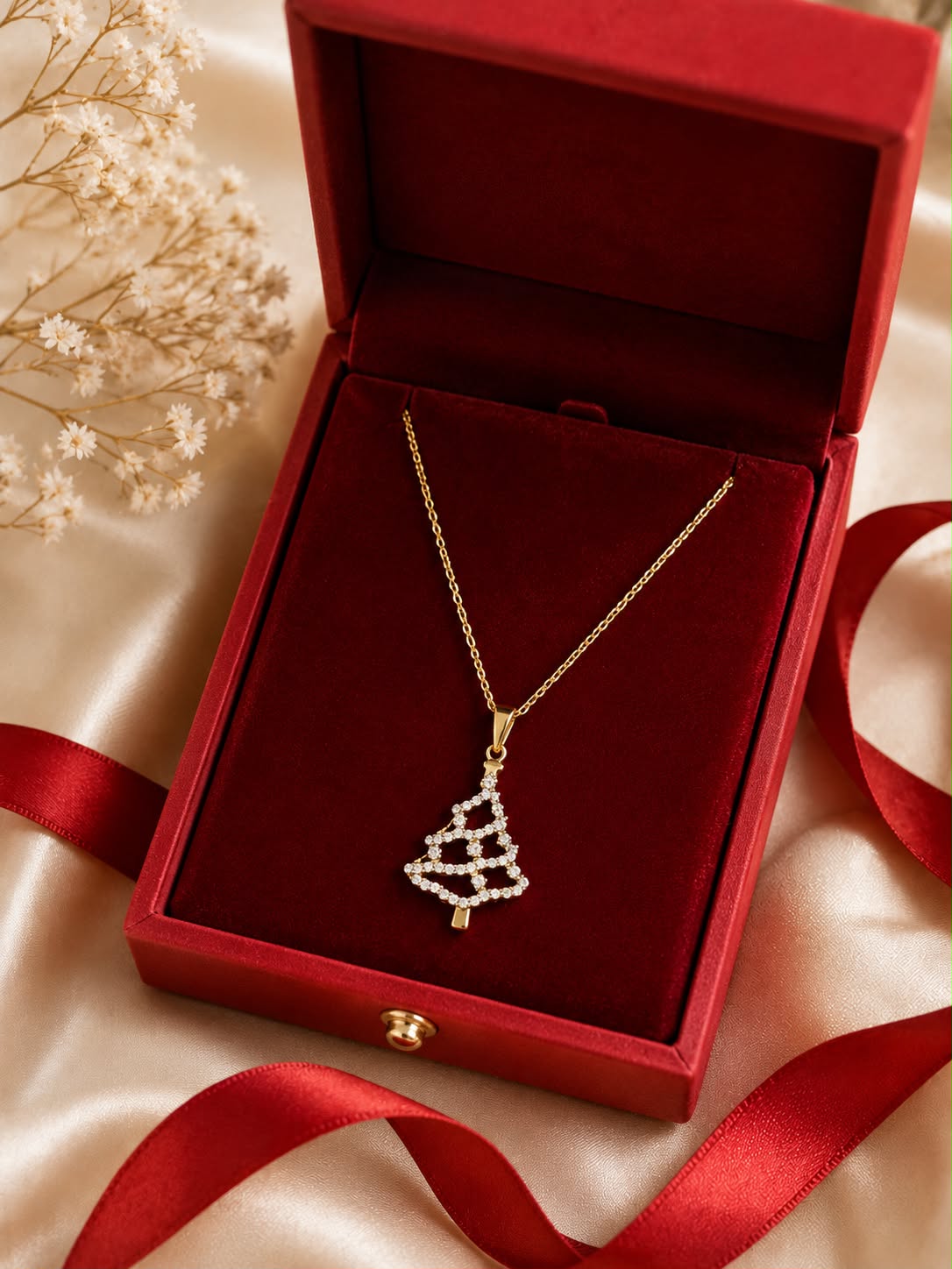 Christmas Tree Necklace