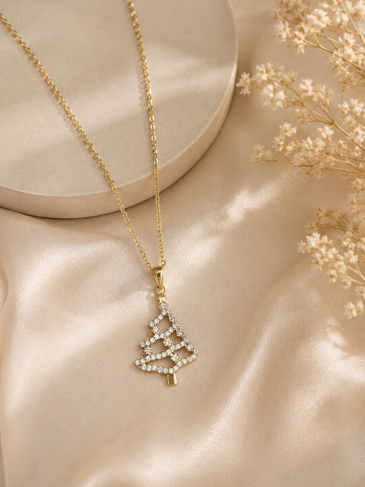 Christmas Tree Necklace