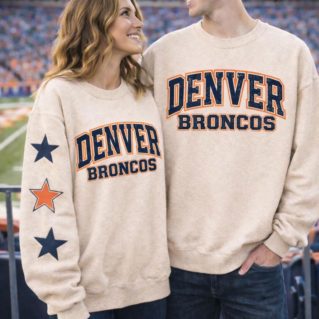 Denver Broncos Football Sweatshirt