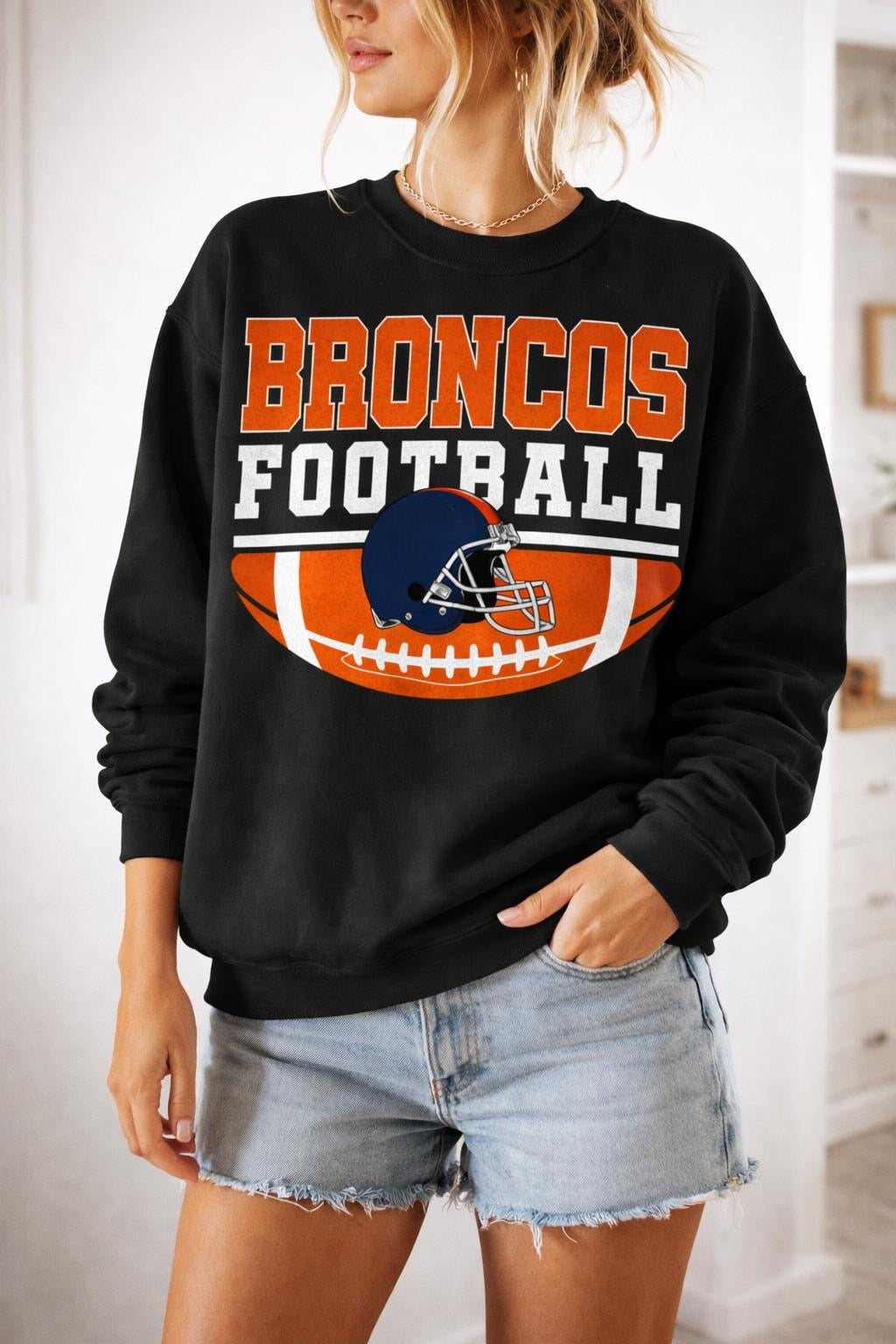 Broncos Football Sweatshirt