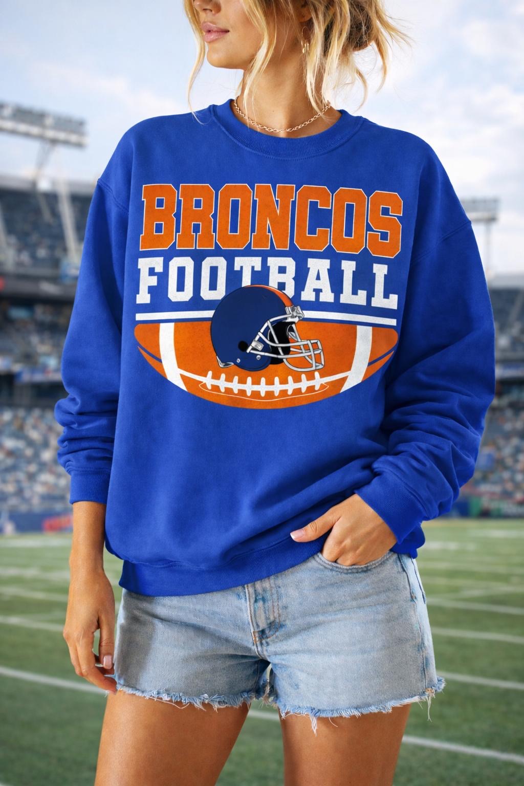 Broncos Football Sweatshirt
