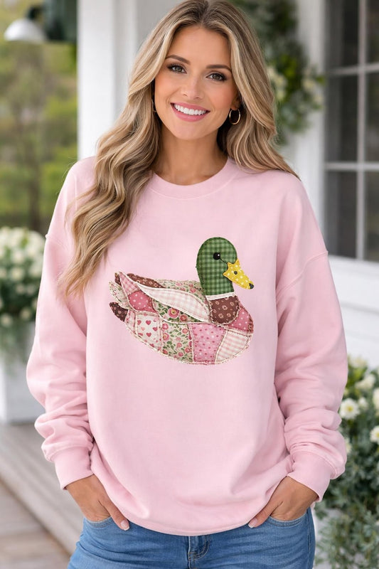 Patchwork Duck Sweatshirt