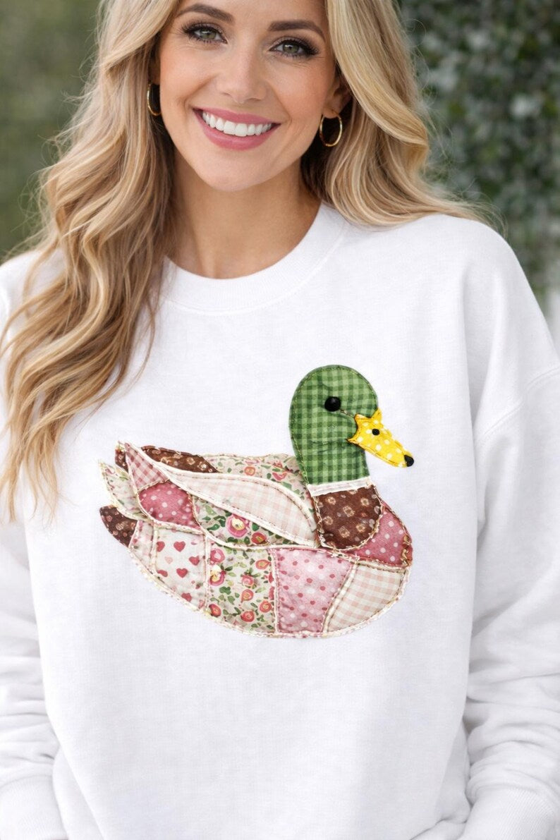 Patchwork Duck Sweatshirt