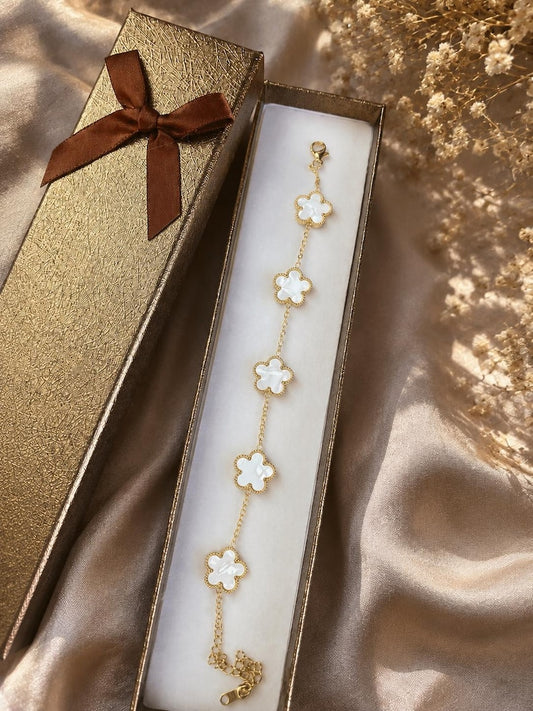 White Clover Bracelet