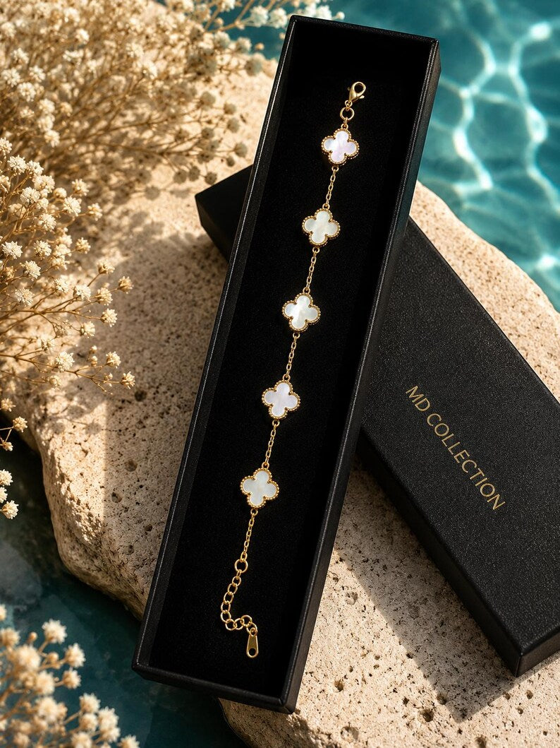 White Clover Bracelet