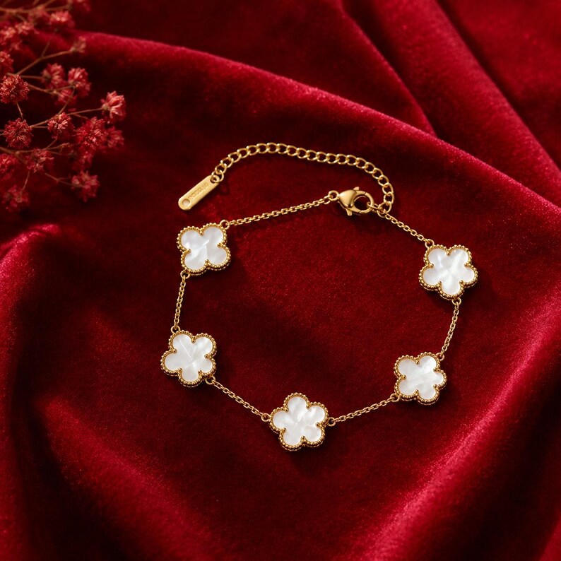White Clover Bracelet