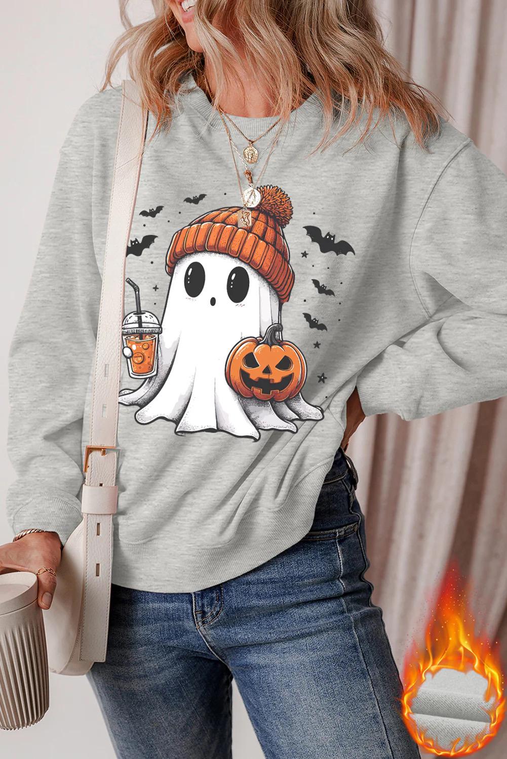 Cute Ghost Halloween Sweatshirt