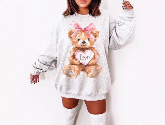Love Teddy Bear Sweatshirt