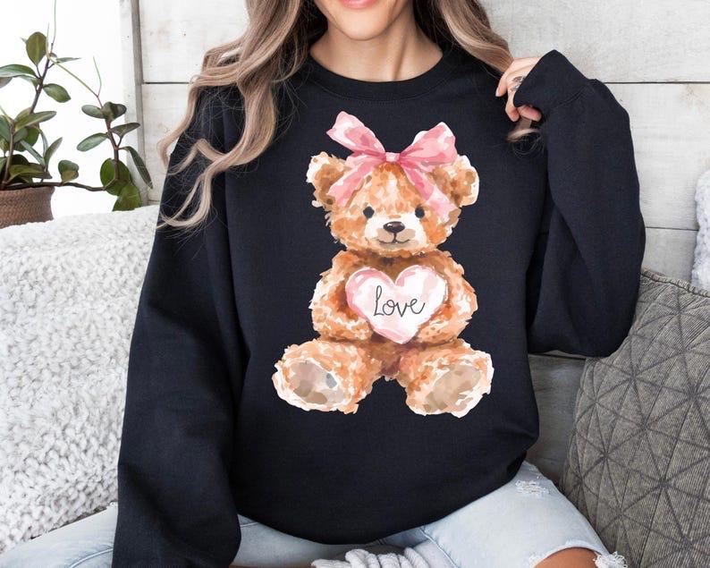 Love Teddy Bear Sweatshirt
