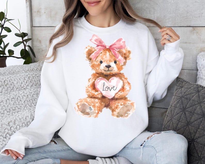 Love Teddy Bear Sweatshirt