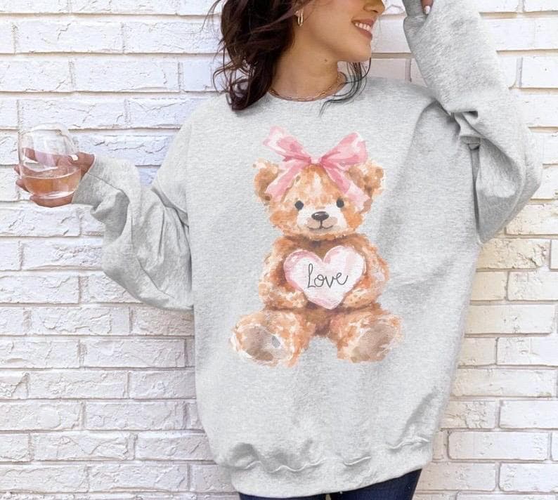 Love Teddy Bear Sweatshirt
