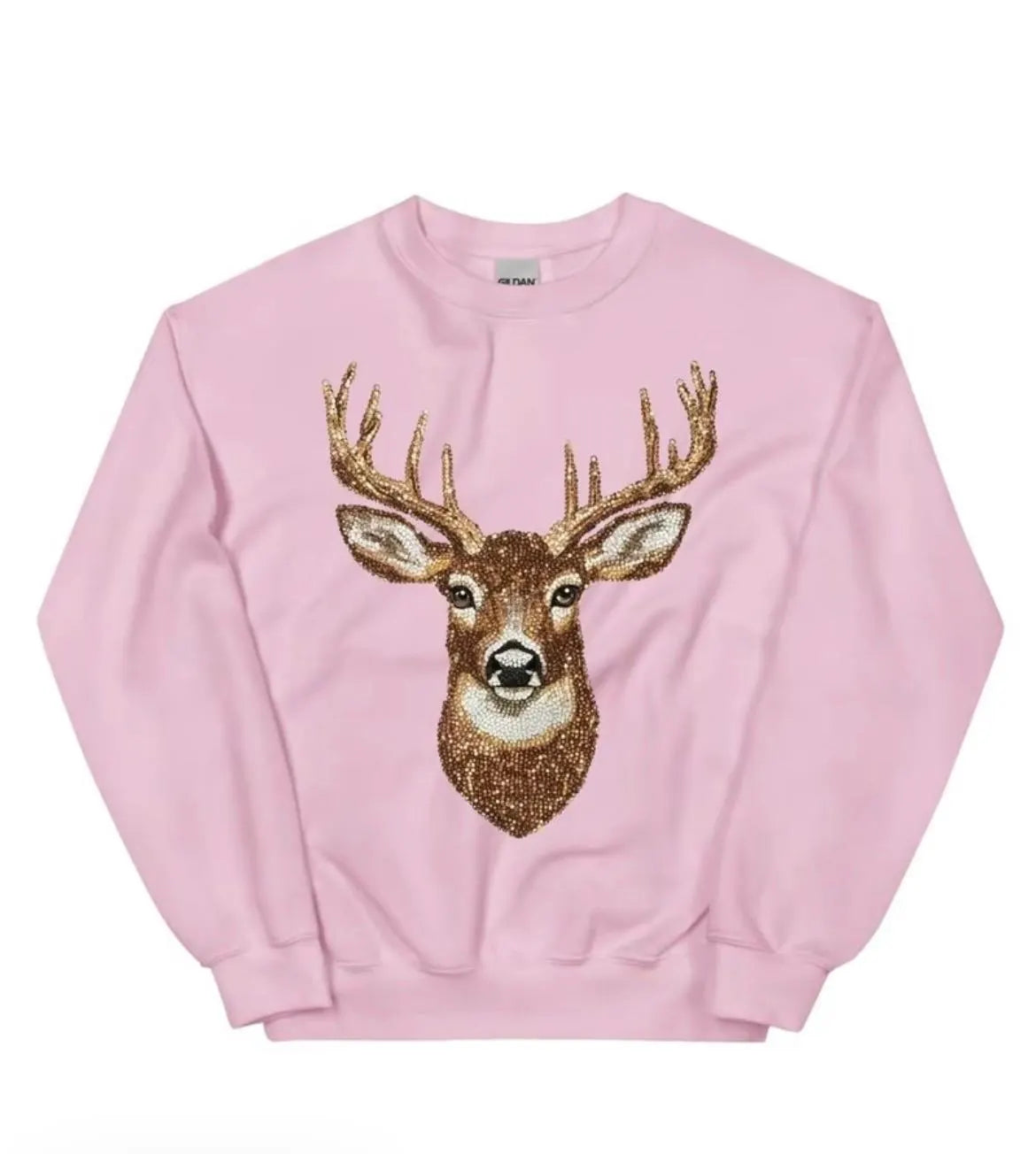 Rhinestone Deer Sweatshirt