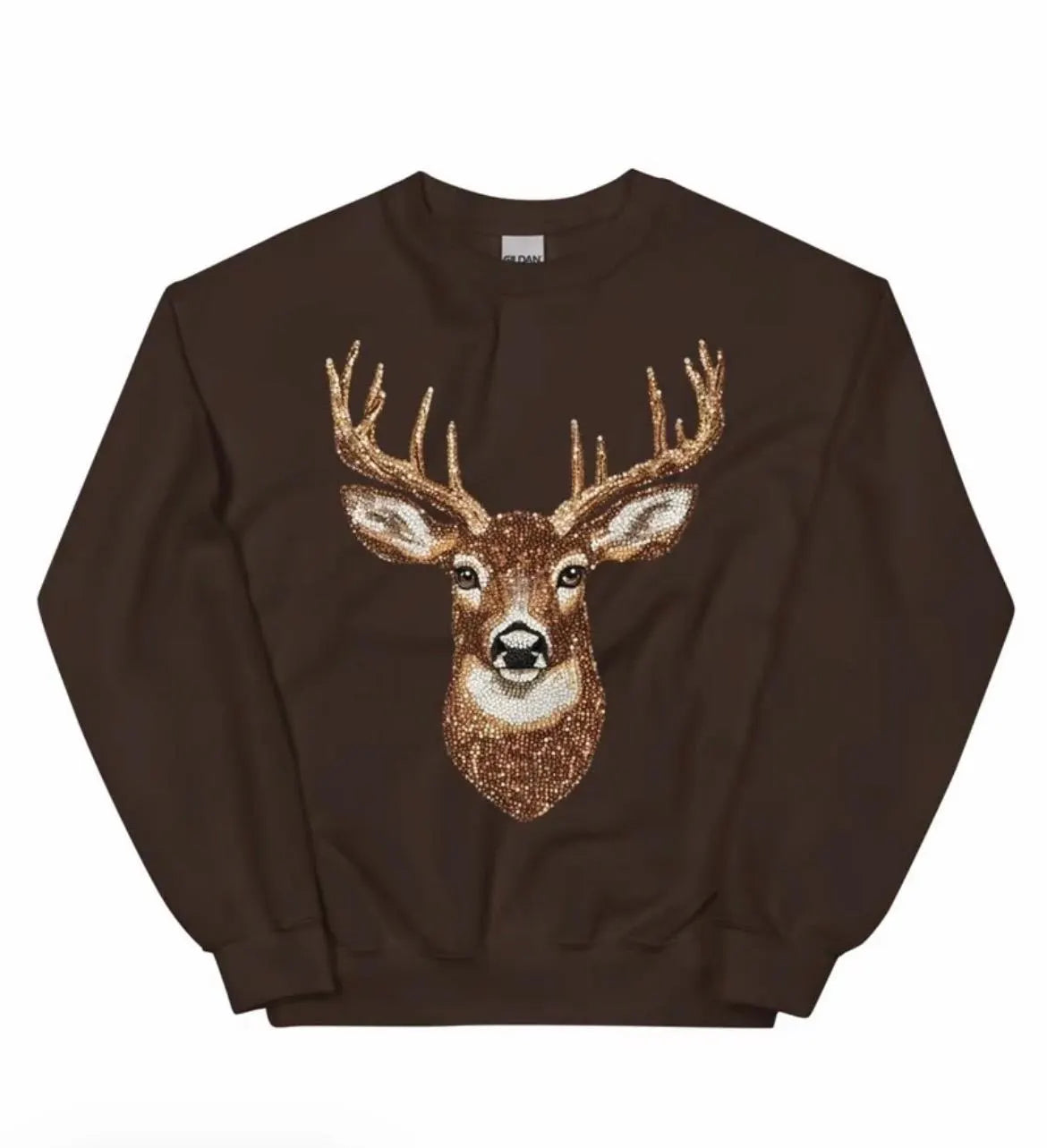 Rhinestone Deer Sweatshirt