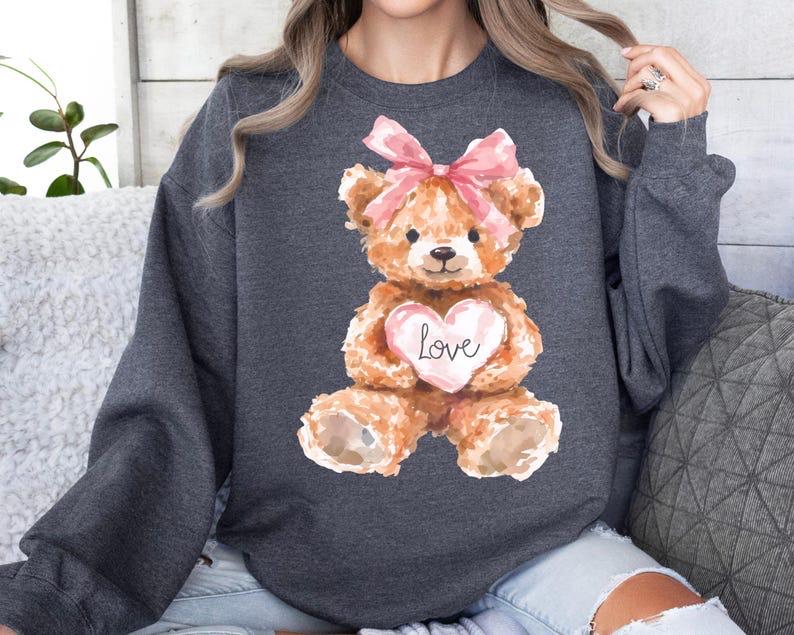 Love Teddy Bear Sweatshirt
