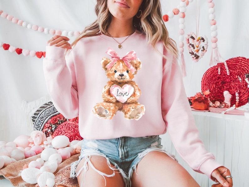Love Teddy Bear Sweatshirt