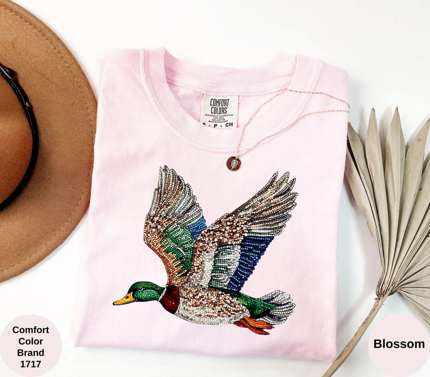 Rhinestone Mallard Duck Shirt