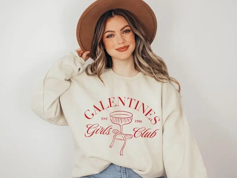 Galentines Girls Club Sweatshirt