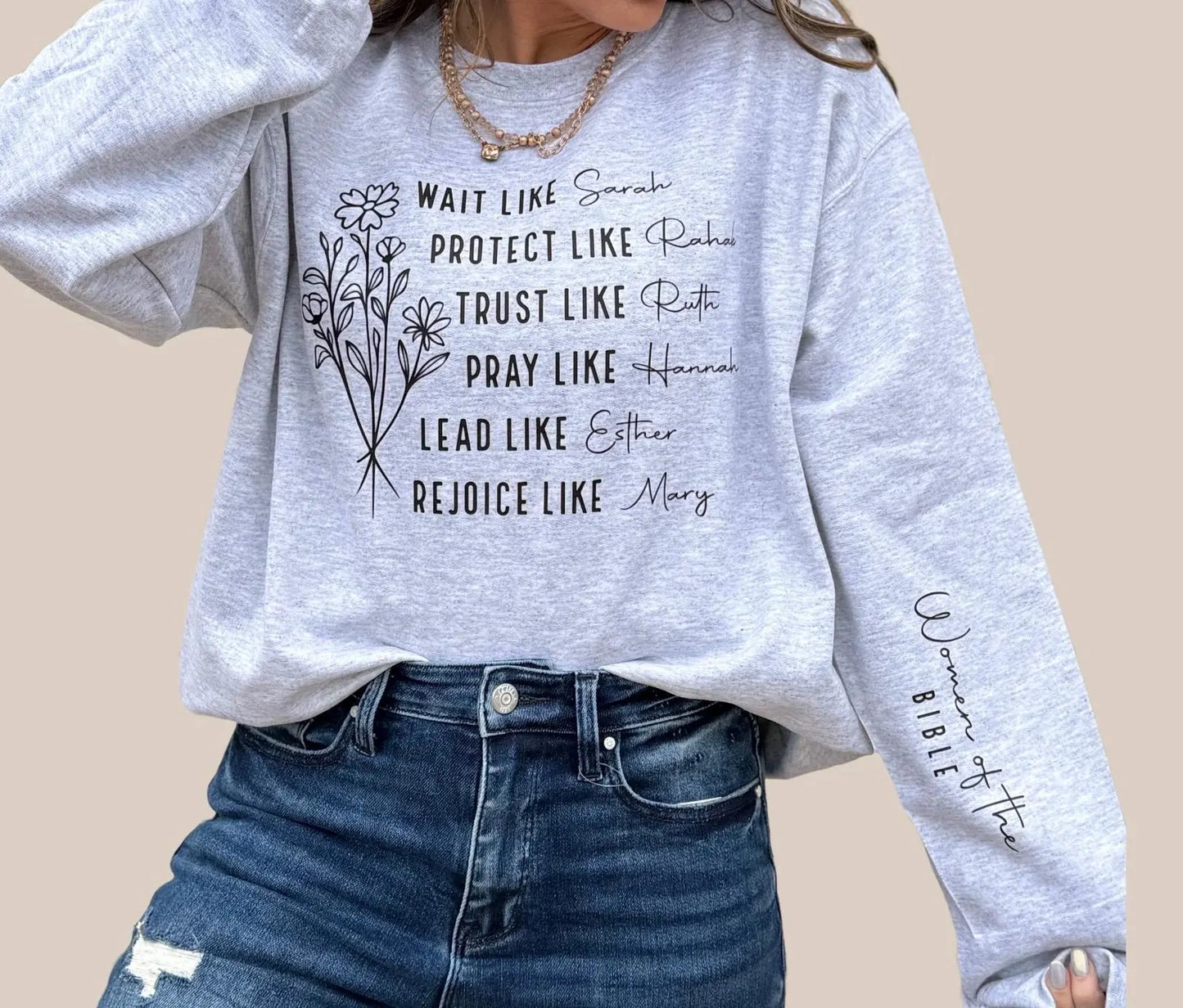 Wait Like Sarah Christian Sweatshirt