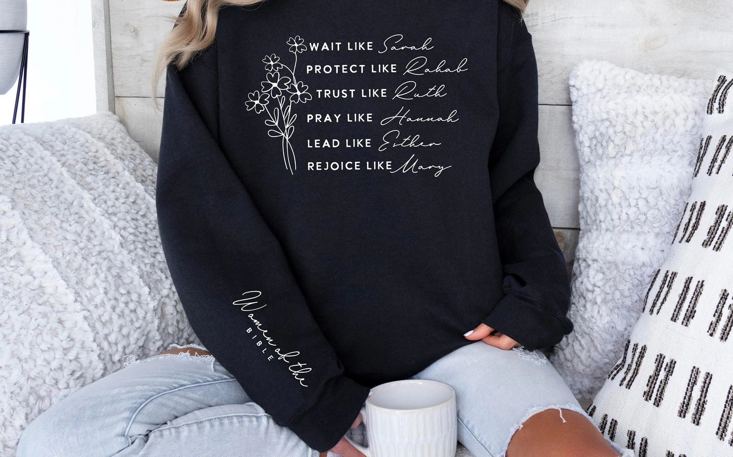 Wait Like Sarah Christian Sweatshirt