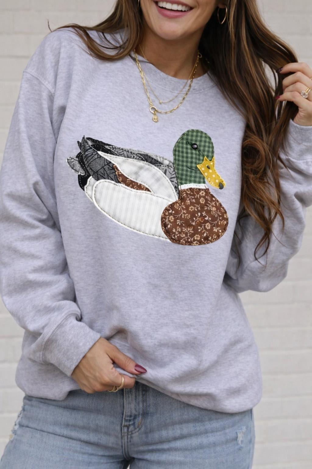 Cute Mallard Duck Sweatshirt