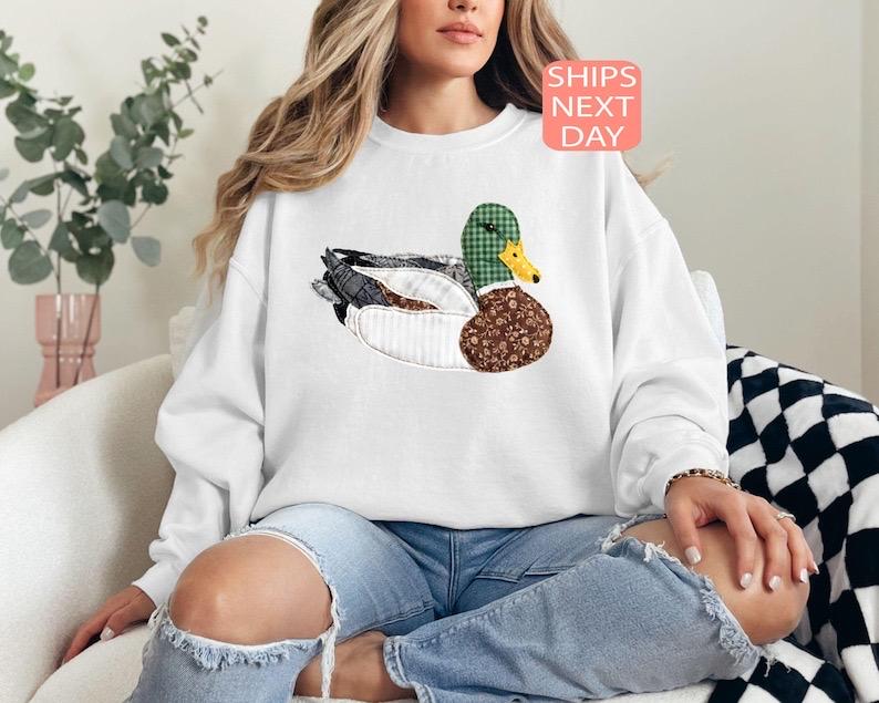 Cute Mallard Duck Sweatshirt