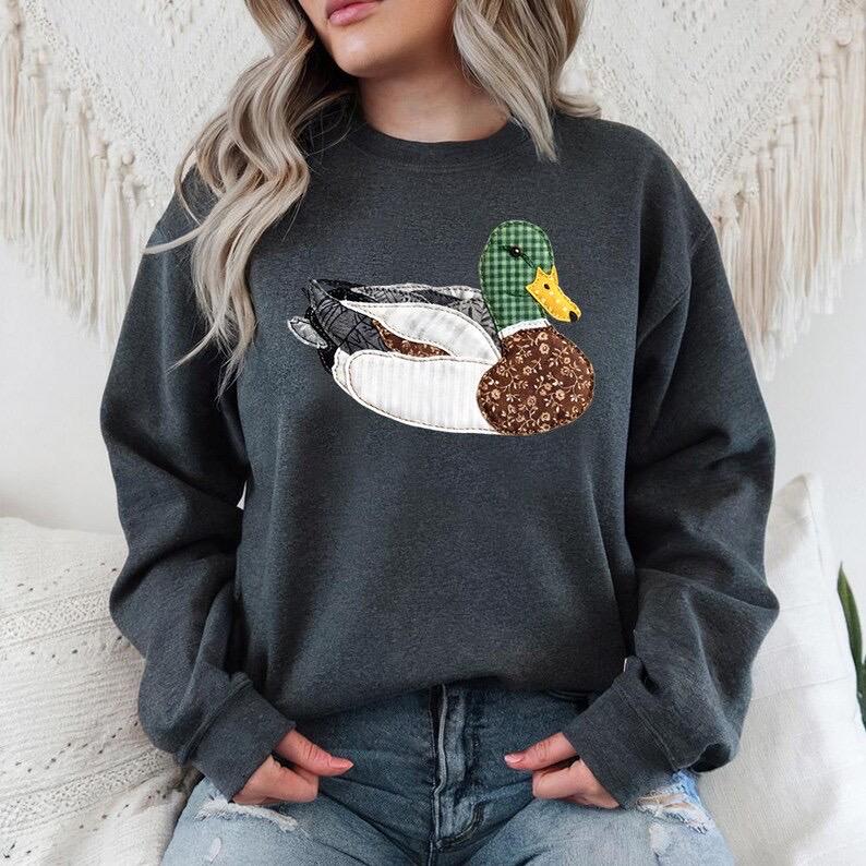 Cute Mallard Duck Sweatshirt