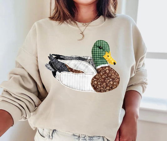 Cute Mallard Duck Sweatshirt