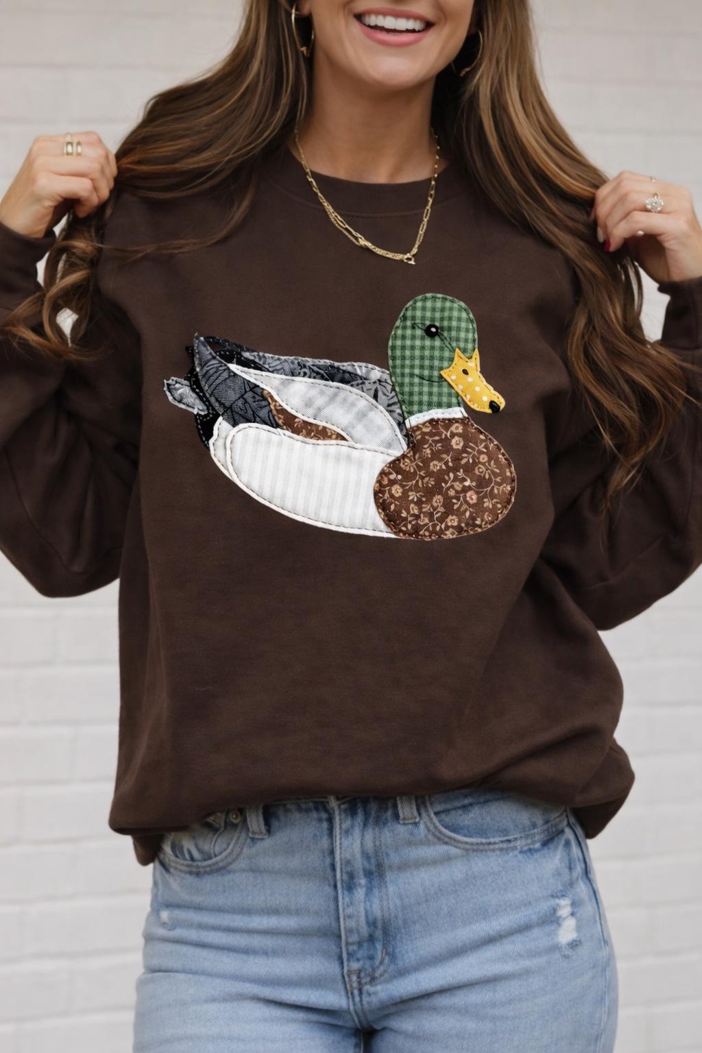 Cute Mallard Duck Sweatshirt