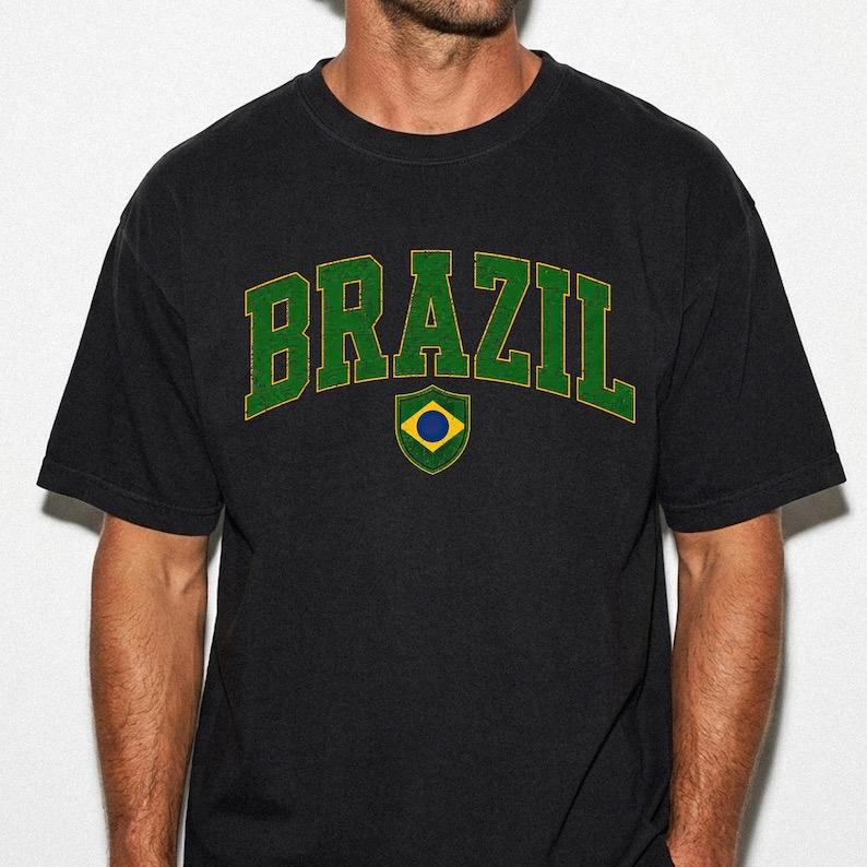 Brazil Vintage Soccer Shirt