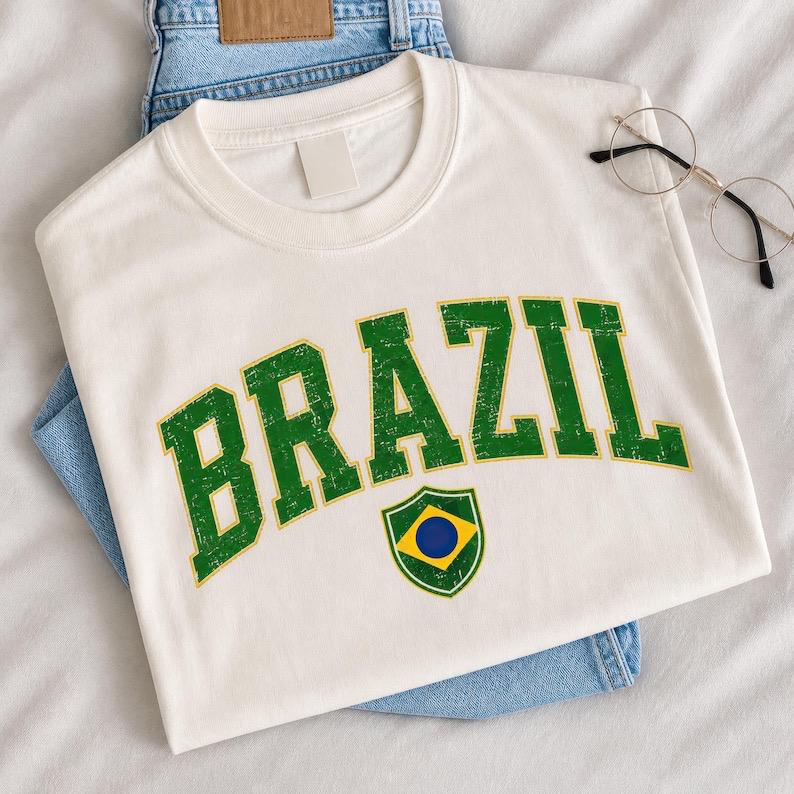 Brazil Vintage Soccer Shirt