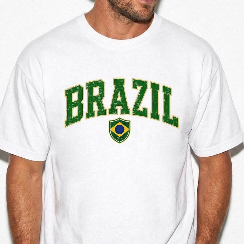 Brazil Vintage Soccer Shirt